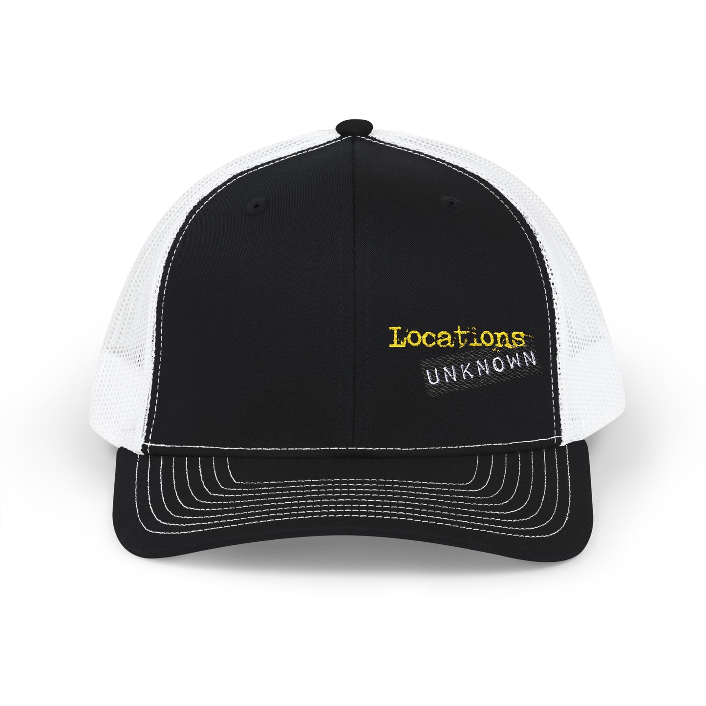 Embroidered Snapback Trucker Cap