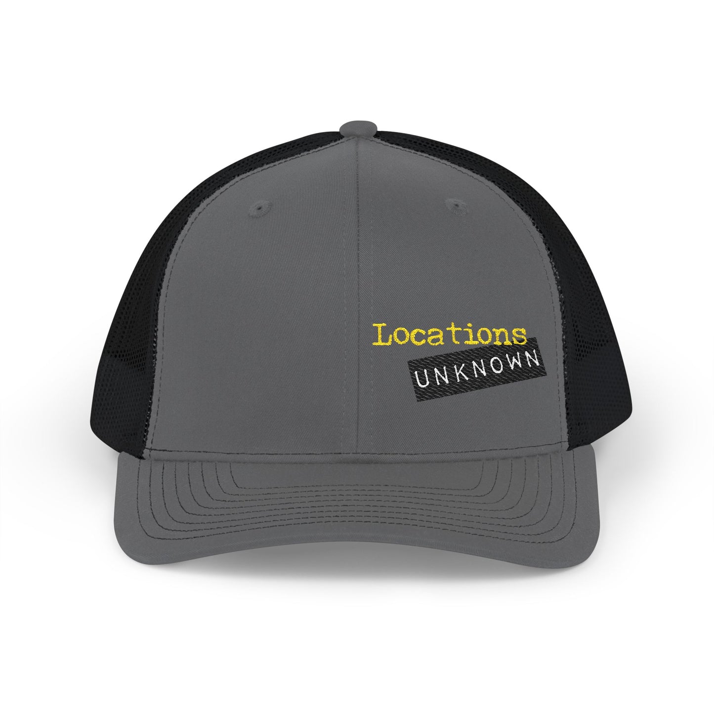 Embroidered Snapback Trucker Cap