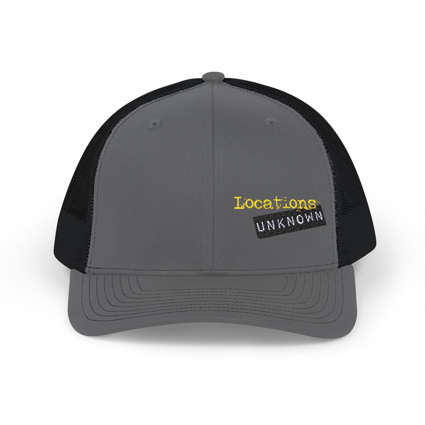 Embroidered Snapback Trucker Cap